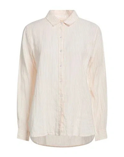 Barbour Woman Shirt Light Pink Size 10 Linen In Neutral