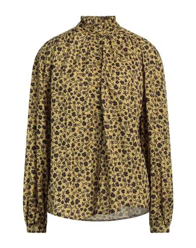 Barbour Woman Shirt Mustard Size 10 Lyocell In Yellow