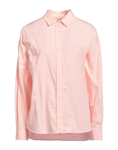 Barbour Woman Shirt Pink Size 8 Cotton