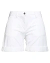 Barbour Woman Shorts & Bermuda Shorts White Size 10 Cotton, Elastane In White