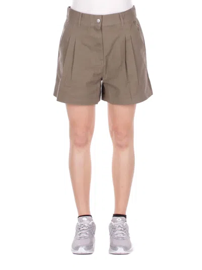 Barbour Woman Shorts Lst0033 Gn74 Fern Shorts Green In Brown