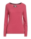 Barbour Woman Sweater Magenta Size 4 Wool, Viscose, Polyamide, Cashmere In Pink