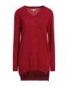 Barbour Woman Sweater Red Size 6 Wool, Viscose, Polyamide, Cashmere