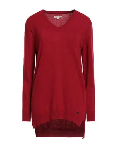Barbour Woman Sweater Red Size 6 Wool, Viscose, Polyamide, Cashmere