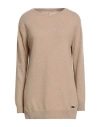 Barbour Woman Sweater Sand Size 6 Wool, Viscose, Polyamide, Cashmere In Neutral