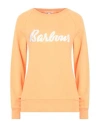 Barbour Woman Sweatshirt Apricot Size 10 Cotton In Orange