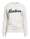 Barbour Woman Sweatshirt Ivory Size 6 Cotton