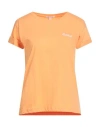 Barbour Woman T-shirt Orange Size 6 Cotton In Orange