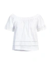 Barbour Ralee Womens Relaxed Top In White