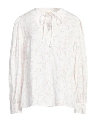 Barbour Woman Top White Size 12 Lyocell
