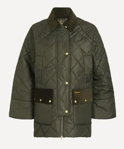 Barbour Women's Aldburgh Quilted Jacket In Green