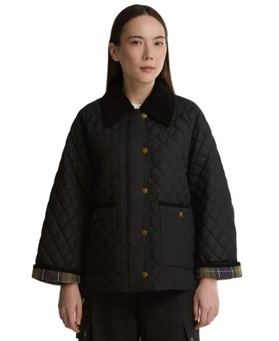 Barbour Women's Ava Quilted Coat In Black