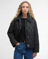 Barbour Bernadette Quilted Barn Jacket In Black