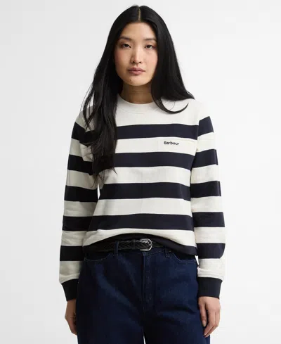 Barbour Women's Bold Stripe Crewneck Sweatshirt In Multi