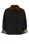 Barbour Cotton Single-breasted Coat In Blue