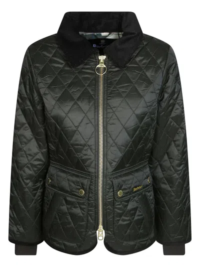 Barbour Women's Fitted Beadnell Quilted Jacket In Black