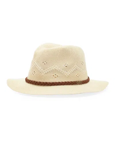 Barbour Flowerdale Sun Hat In Cr11 Cream