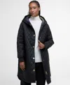 Barbour Hilary Longline Quilted Jacket In Black