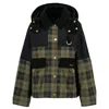 Barbour Elaine Showerproof Jacket Hood In Green