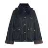 Barbour Women's Jackets  - Reighton Wax - Black In Blue