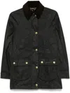 Barbour Military Green Cotton Beadnell Jacket In Green