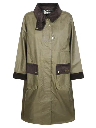 Barbour Women's Kirklees Wax Jacket In Green