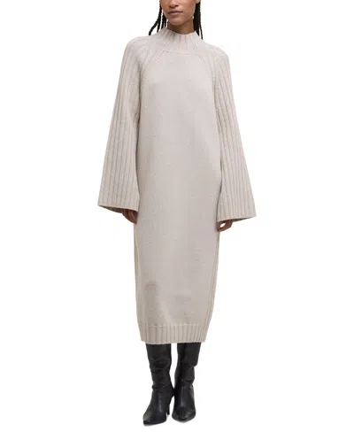 Barbour Women's Knitted Vera Midi Dress In Neutral