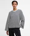 Barbour Layla Stripe Sweatshirt In Blue