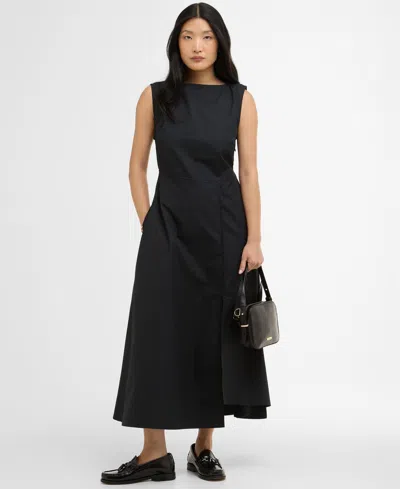 Barbour Liza Maxi Dress In Black