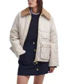 Barbour Womens Oatmeal Ancient Milby Quilted Shell Jacket In Oatmeal,ancient