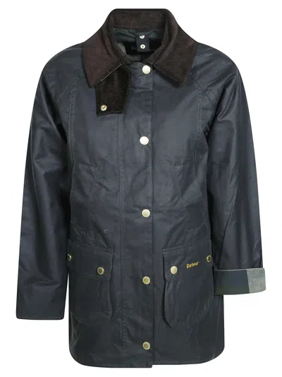 Barbour Women's Modern Beadnell Wax Jacket In Verde