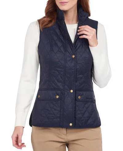 Barbour Wrey Fleece-lined Vest In Blue