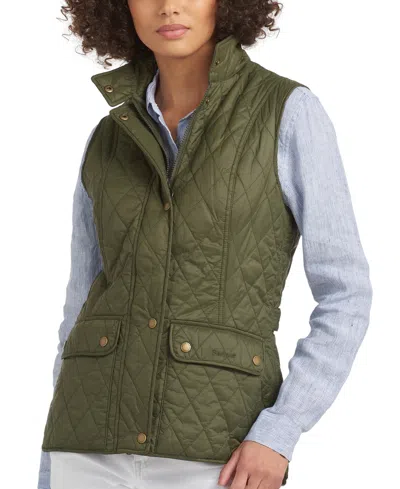 Barbour Women's Otterburn Quilted Vest In Olive