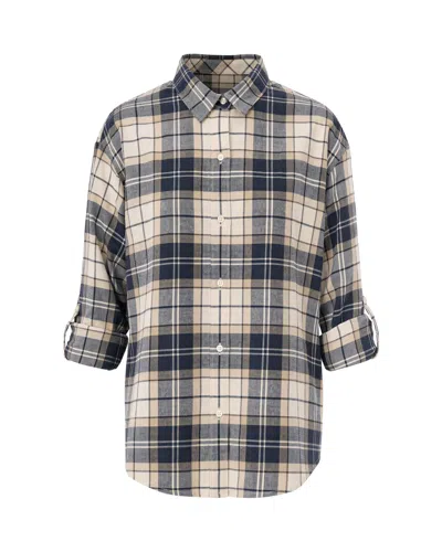 Barbour Elishaw Relaxed Long-sleeved Shirt In Gray