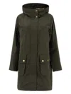 Barbour Women's Polyester Coat In Green
