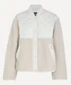 Barbour Wetherby Fleece Jacket In White