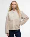 Barbour Wetherby High Pile Fleece Jacket In Neutral