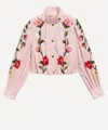 Barbour Women's X Farm Rio Madalena Showerproof Jacket In Pink