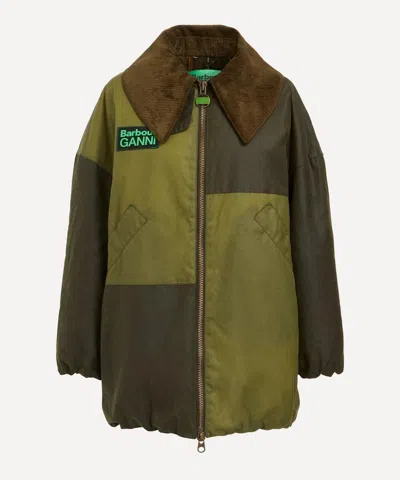 Barbour Women's X Ganni Bomber Wax Jacket