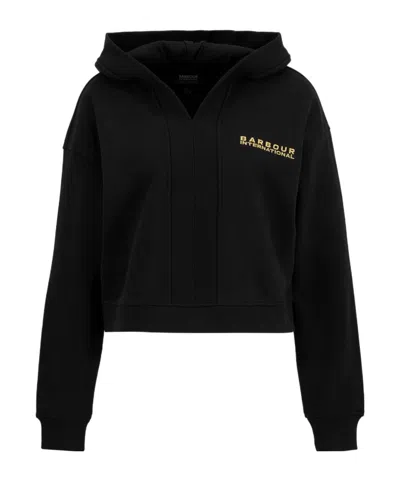 Barbour Womens Alexis Hoodie In Black