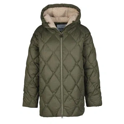 Pre-owned Barbour Womens Aster Quilted Jacket Deep Olive