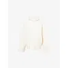 Barbour Womens Birch Evette Relaxed-fit Wool Hoodie In Neutral