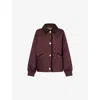 Barbour Quilted Coat In Red