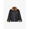 Barbour Erma Waterproof Jacket In Black