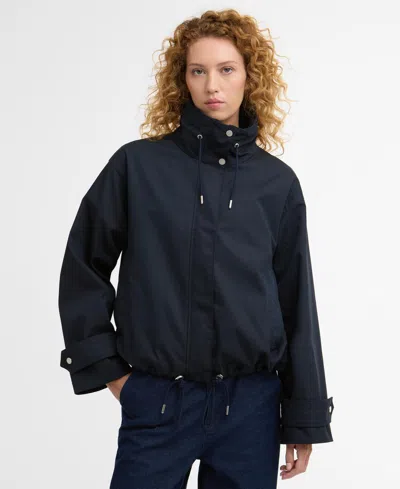 Barbour Womens Bronwyn Showerproof Jacket In Blue