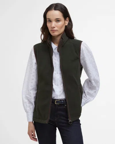 Barbour Womens Country Gilet In Green