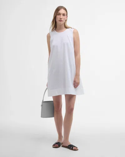 Barbour Lucy Mini Dress In White