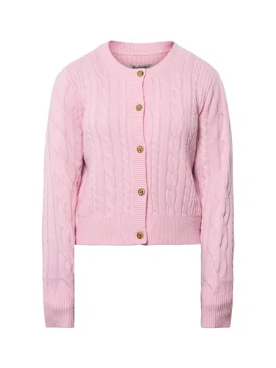 Barbour Womens Elina Knitted V-neck Cardigan Pink