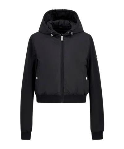 Barbour Womens Equinox Quilted Sweatshirt In Black