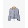 Barbour Ovingham Gingham Bomber Jacket In Multi